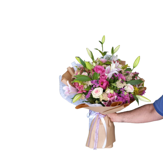 A beautiful mixed flower bouquet