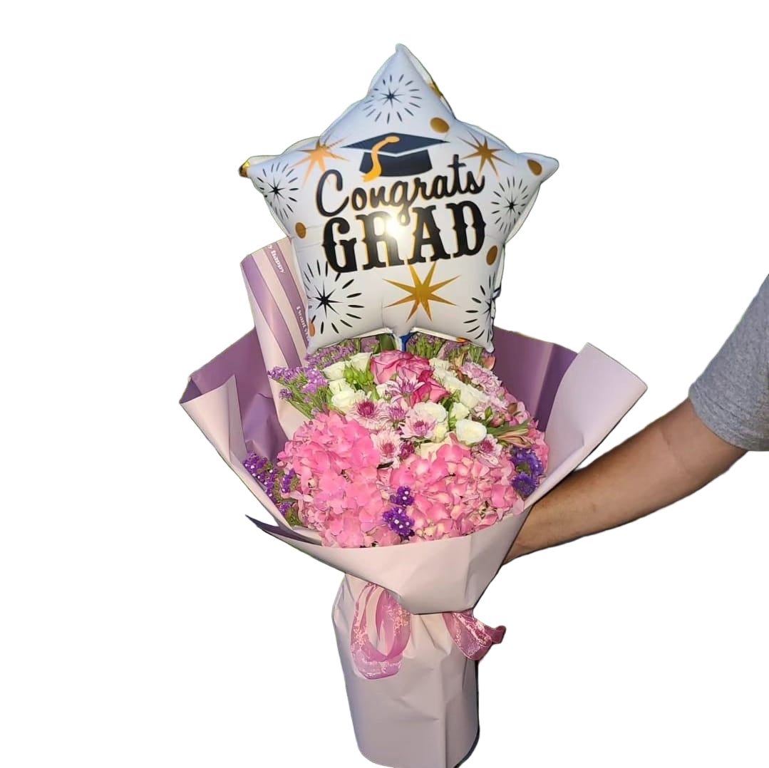 Pink Graduation Celebration Bouquet