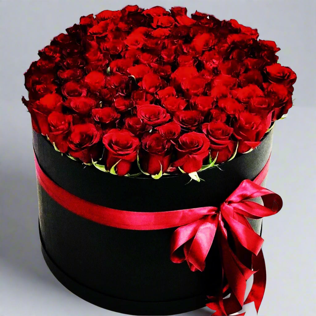 Black Box Rose Emporium - 70 Red Roses