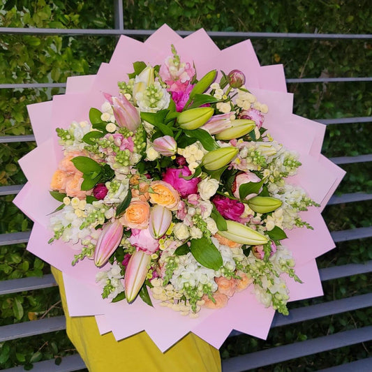 Spring Radiance Bouquet | Mixed Flower Bouquet