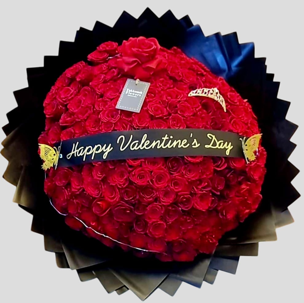 Stunning 250 Red Roses Bouquet 